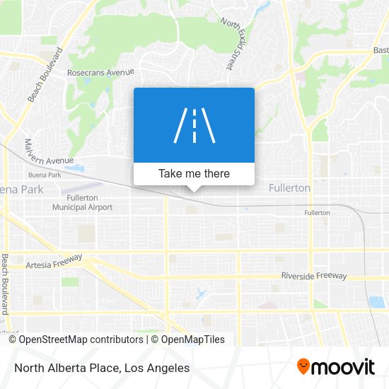 North Alberta Place map