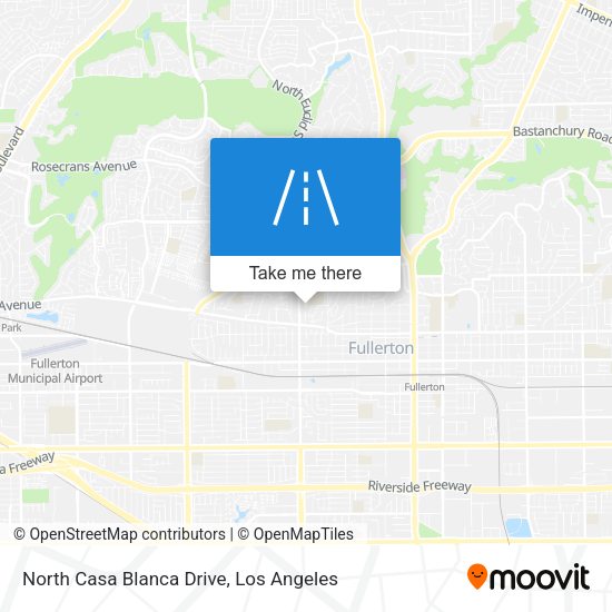 Mapa de North Casa Blanca Drive