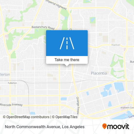 Mapa de North Commonwealth Avenue