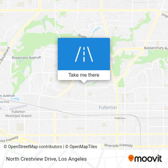 Mapa de North Crestview Drive