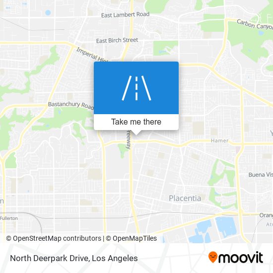North Deerpark Drive map