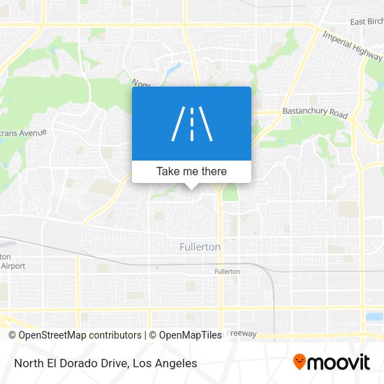 Mapa de North El Dorado Drive