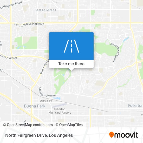 North Fairgreen Drive map