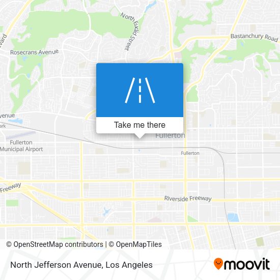 Mapa de North Jefferson Avenue