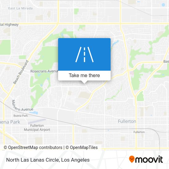 North Las Lanas Circle map