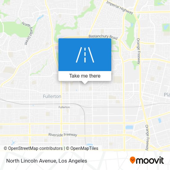 North Lincoln Avenue map
