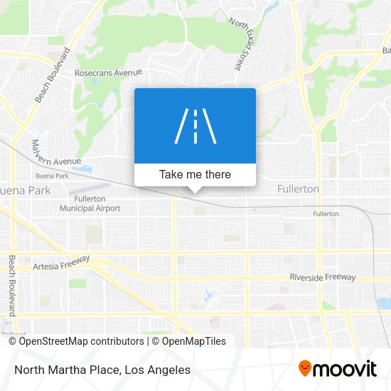 North Martha Place map