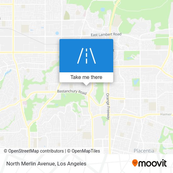 Mapa de North Merlin Avenue