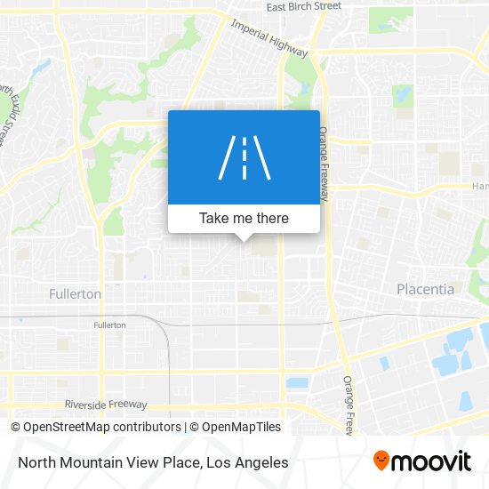 North Mountain View Place map