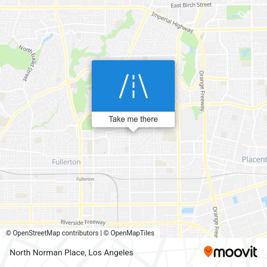 Mapa de North Norman Place