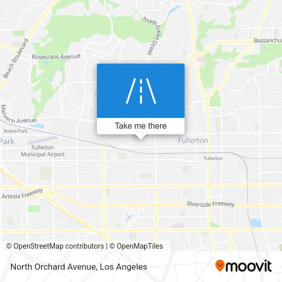 North Orchard Avenue map