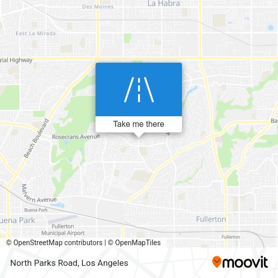 Mapa de North Parks Road