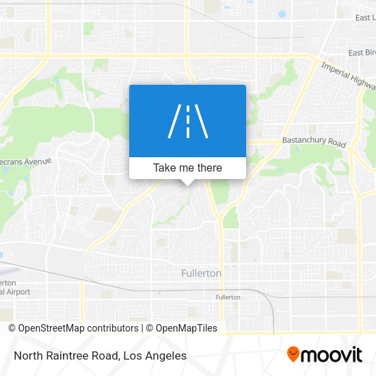 North Raintree Road map