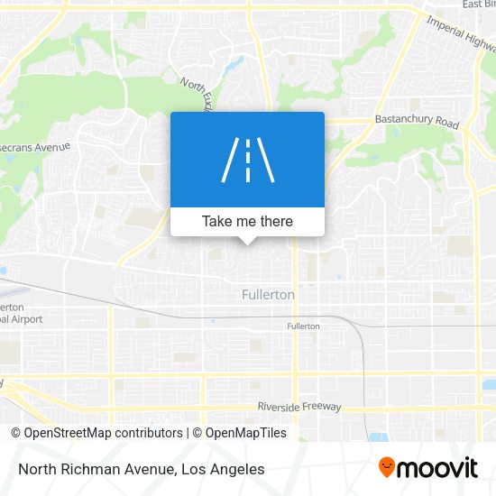 North Richman Avenue map
