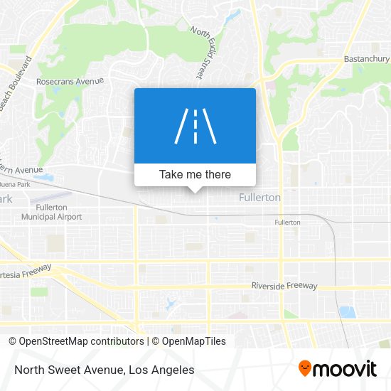 North Sweet Avenue map