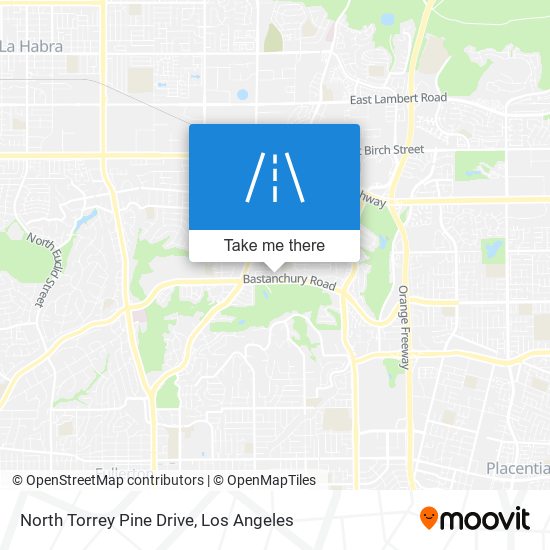 North Torrey Pine Drive map