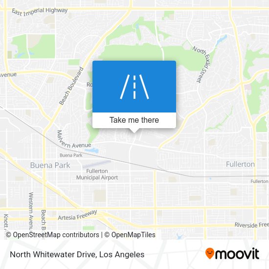 North Whitewater Drive map