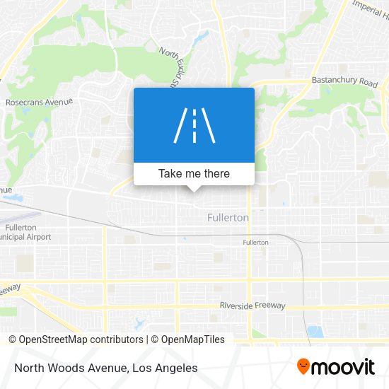 Mapa de North Woods Avenue