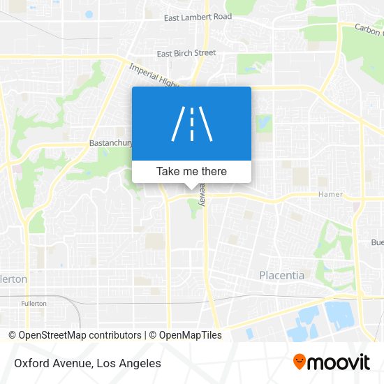Mapa de Oxford Avenue