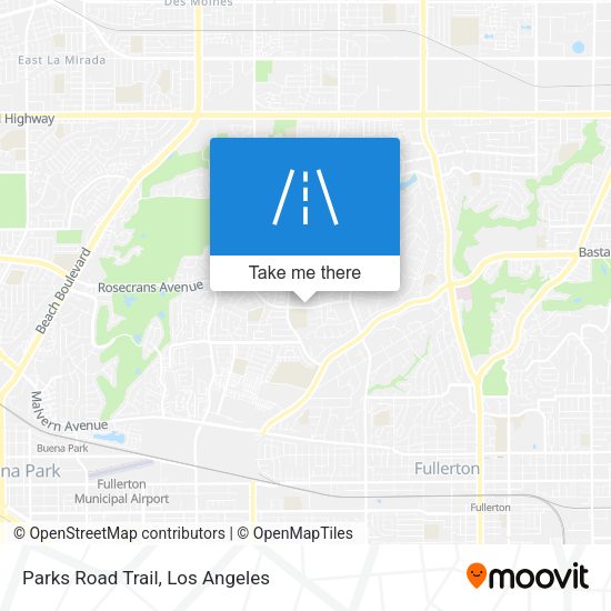 Mapa de Parks Road Trail