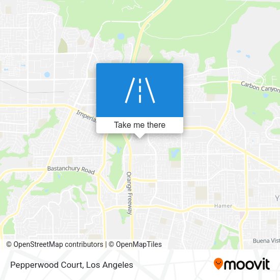 Pepperwood Court map