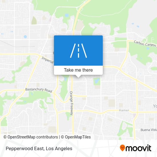 Mapa de Pepperwood East