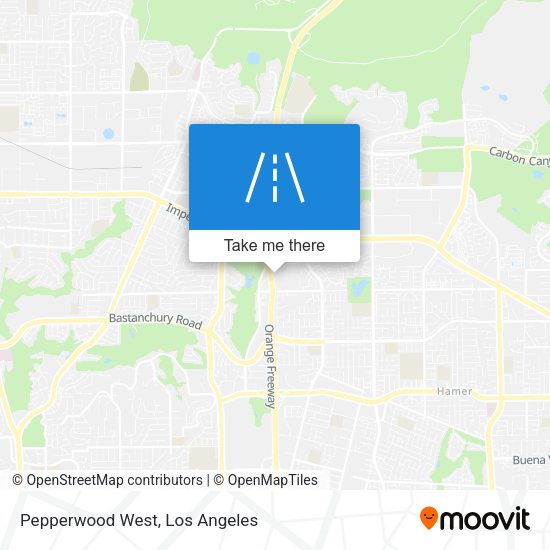 Mapa de Pepperwood West