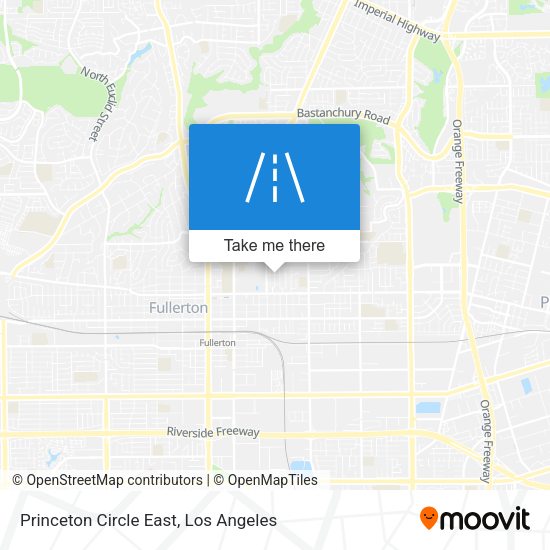 Mapa de Princeton Circle East