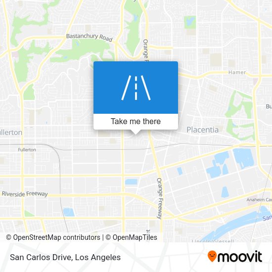 San Carlos Drive map
