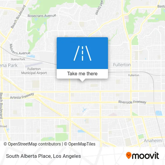 South Alberta Place map