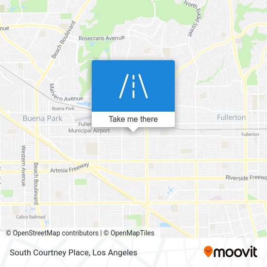 South Courtney Place map