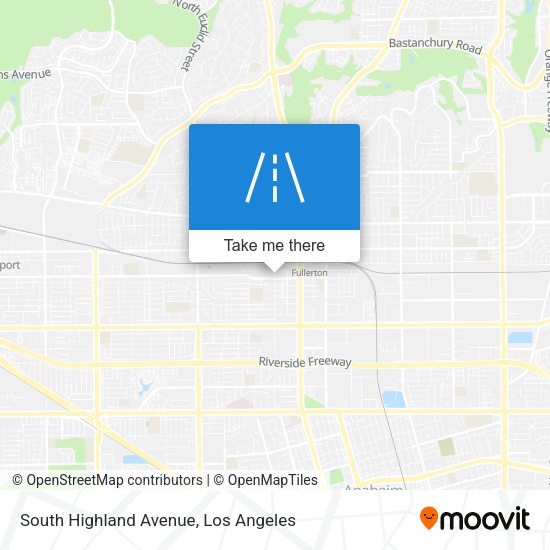 Mapa de South Highland Avenue