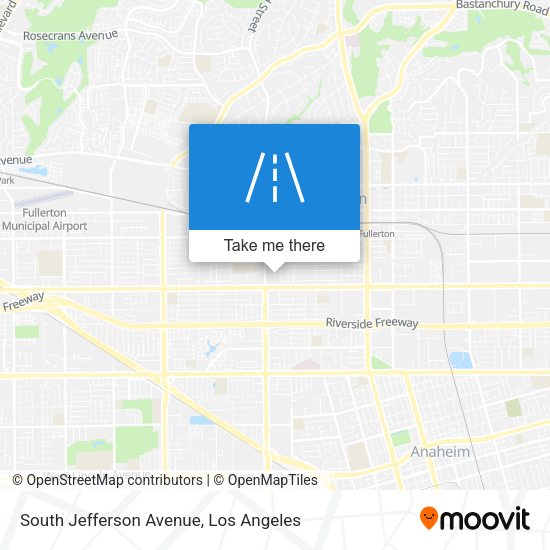 Mapa de South Jefferson Avenue