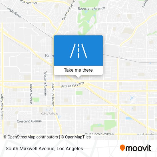 Mapa de South Maxwell Avenue