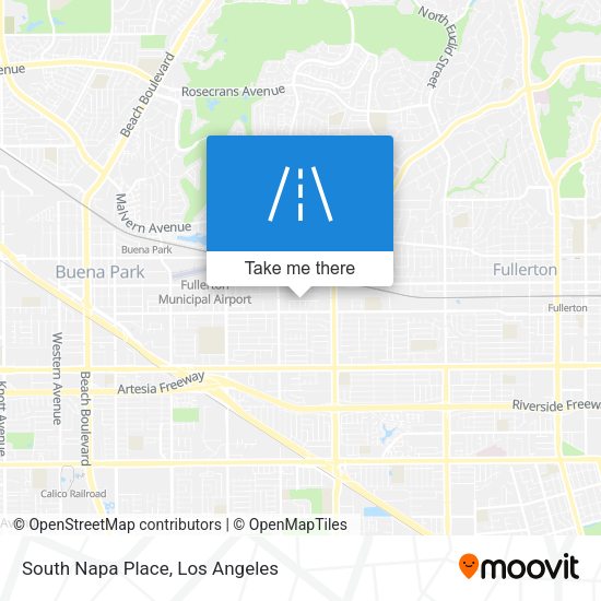 South Napa Place map