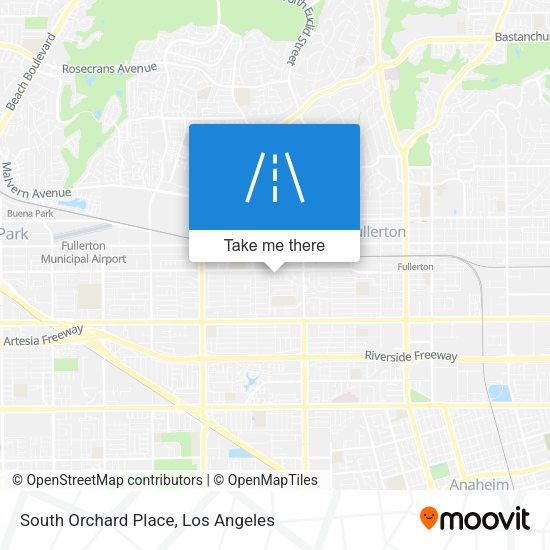 South Orchard Place map