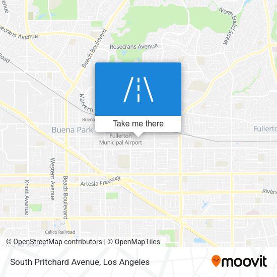 Mapa de South Pritchard Avenue