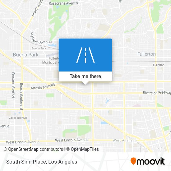 South Simi Place map