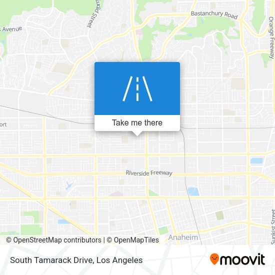 South Tamarack Drive map