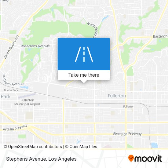 Mapa de Stephens Avenue