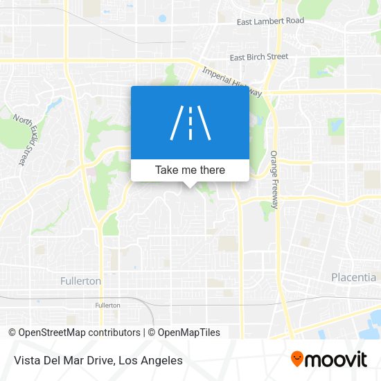 Vista Del Mar Drive map
