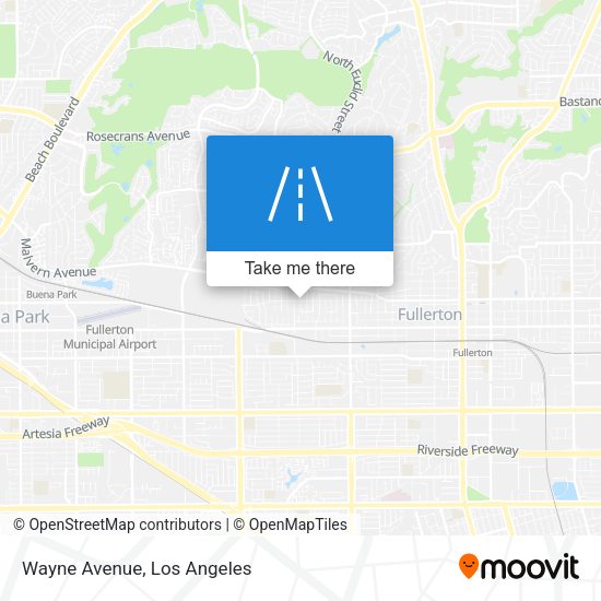 Mapa de Wayne Avenue