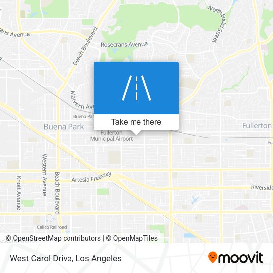 West Carol Drive map