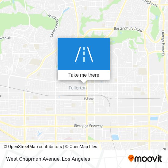 Mapa de West Chapman Avenue