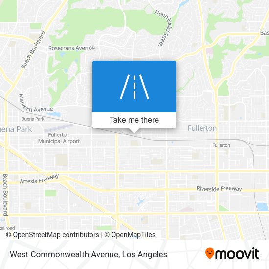 Mapa de West Commonwealth Avenue