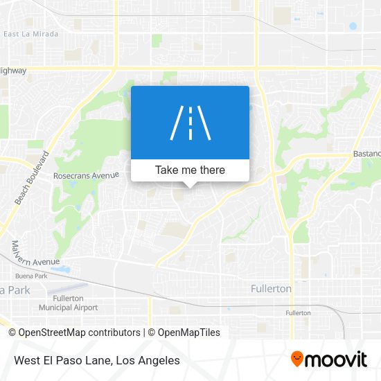 Mapa de West El Paso Lane
