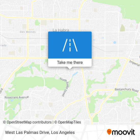 Mapa de West Las Palmas Drive