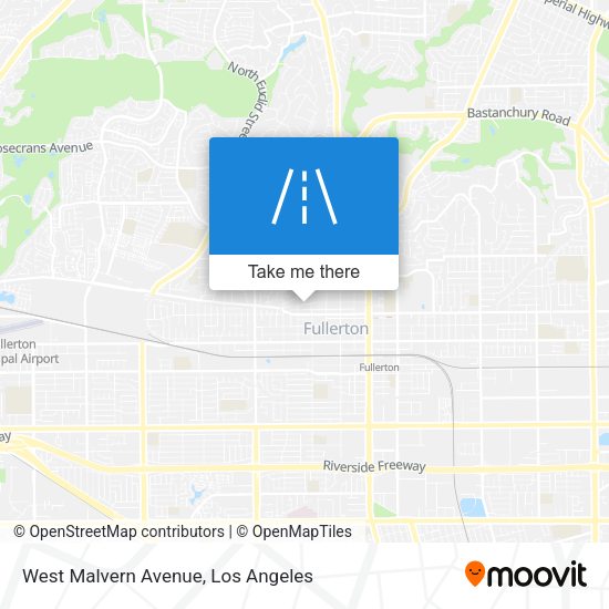 Mapa de West Malvern Avenue