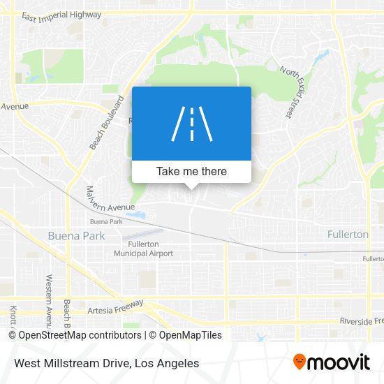West Millstream Drive map
