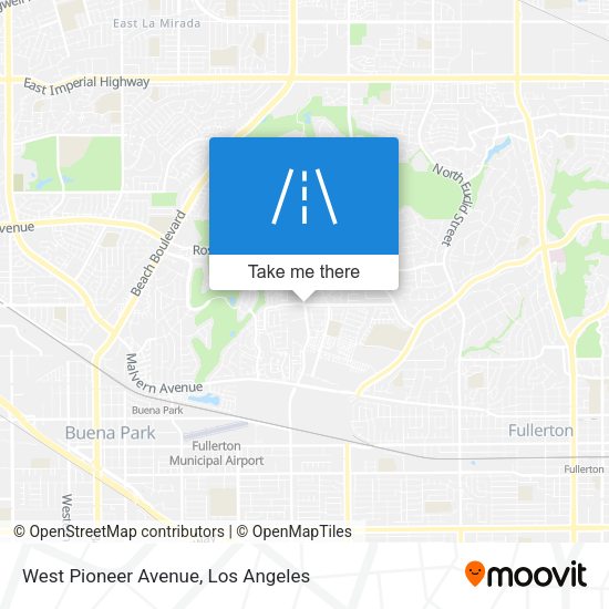 Mapa de West Pioneer Avenue